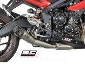 Conic Exhaust by SC-Project Triumph / Street Triple / 2014