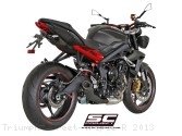 Conic Exhaust by SC-Project Triumph / Street Triple R / 2013