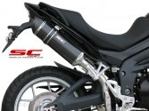 Oval Exhaust by SC-Project Triumph / Tiger 1050 / 2008