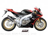 Oval Exhaust by SC-Project Aprilia / RSV4 Factory / 2013