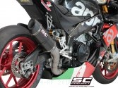 Race Oval Exhaust by SC-Project Aprilia / RSV4 RF / 2016