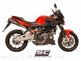 Oval Exhaust by SC-Project Aprilia / SL 750 Shiver / 2008