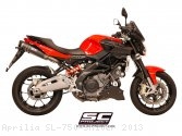 Oval Exhaust by SC-Project Aprilia / SL 750 Shiver / 2013
