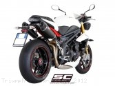 Conic High Mount Exhaust by SC-Project Triumph / Speed Triple / 2012