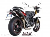 Conic High Mount Exhaust by SC-Project Triumph / Speed Triple / 2013
