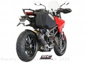 Oval Low Mount Exhaust by SC-Project Ducati / Hypermotard 821 / 2013