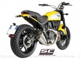 Conic Twin Exhaust by SC-Project Ducati / Scrambler 800 Cafe Racer / 2017