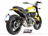 Conic Twin Exhaust by SC-Project Ducati / Scrambler 800 Cafe Racer / 2019