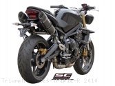 Oval High Mount Exhaust by SC-Project Triumph / Street Triple R / 2010