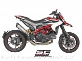 Conic High Mount Full System Exhaust SC-Project Ducati / Hypermotard 821 SP / 2013