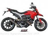 Oval Low Mount Exhaust by SC-Project Ducati / Hyperstrada 821 / 2014