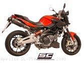 Oval Exhaust by SC-Project Aprilia / SL 750 Shiver / 2008