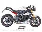 Conic Low Mount Exhaust by SC-Project Triumph / Speed Triple R / 2013