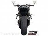 Oval Low Mount Exhaust by SC-Project Triumph / Speed Triple S / 2016