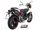 Conic High Mount Exhaust by SC-Project Triumph / Speed Triple / 2011