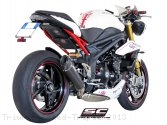 Conic Low Mount Exhaust by SC-Project Triumph / Speed Triple / 2013