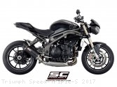 Oval Low Mount Exhaust by SC-Project Triumph / Speed Triple S / 2017