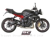 CR-T Exhaust by SC-Project Triumph / Street Triple R / 2014