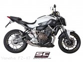 Conic Exhaust by SC-Project Yamaha / FZ-07 / 2015