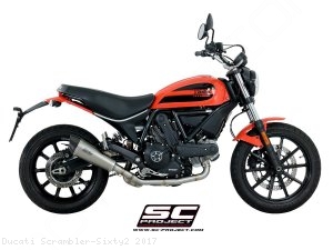 通販生活 ファッション Conic Exhaust (D23-C34T) 2017 / Sixty2 Scrambler / Ducati パーツ
