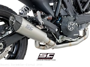 Conic Exhaust by SC-Project Ducati / Scrambler Sixty2 / 2016