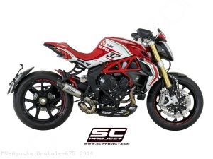 S1 Exhaust by SC-Project MV Agusta / Brutale 675 / 2014