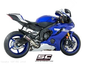 Buy Termignoni Round Stainless/Carbon GP Style Slip-On YZF