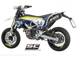 Oval Exhaust by SC-Project Husqvarna / 701 Supermoto / 2018