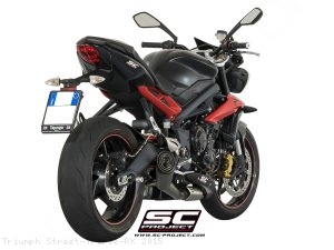 Conic Exhaust by SC-Project Triumph / Street Triple RX / 2015