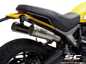 Conic "70s Style" Exhaust by SC-Project Ducati / Scrambler 1100 / 2018