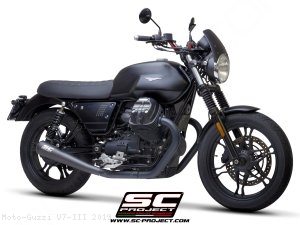Moto guzzi v7 exhaust on sale