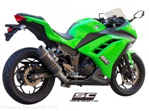 Oval Full System Exhaust by SC-Project Kawasaki / Ninja 300 / 2013