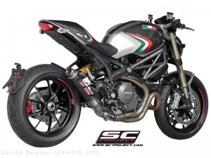 GP-M2 Exhaust by SC-Project Ducati / Monster 1100 EVO / 2013