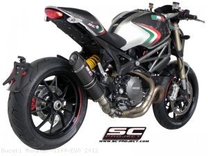 Oval Exhaust by SC-Project Ducati / Monster 1100 EVO / 2012