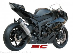 Oval Exhaust Kawasaki / Ninja ZX-6R / 2010 (K08-01)