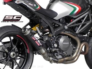 GP M2 Exhaust Ducati Monster 1100 EVO 2013 D07 18C