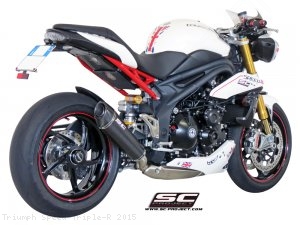 Conic Low Mount Exhaust by SC-Project Triumph / Speed Triple R / 2015