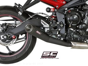 Conic Exhaust by SC-Project Triumph / Street Triple RX / 2017
