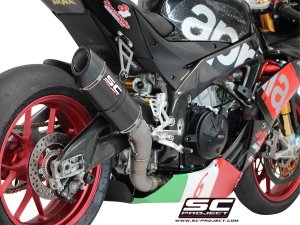 Race Oval Exhaust by SC-Project Aprilia / RSV4 RR / 2015