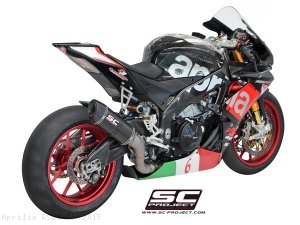 Race Oval Exhaust by SC-Project Aprilia / RSV4 RF / 2015