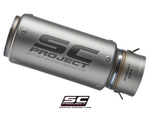 Replacement CR-T Exhaust Silencer for SC-Project 70mm Link Pipe
