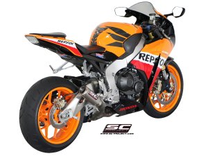 Honda CBR1000RR CR T Slip on Exhaust by SC Project 2008 2013