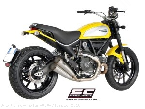 Conic Twin Exhaust by SC-Project Ducati / Scrambler 800 Classic / 2016