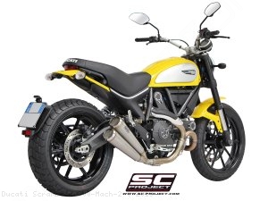 Conic "70s Style" Exhaust by SC-Project Ducati / Scrambler 800 Mach 2.0 / 2019