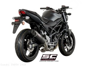 Oval Exhaust by SC-Project Suzuki / SV650 / 2018
