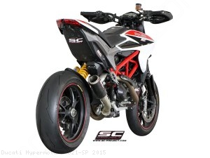 CR T Exhaust Ducati Hypermotard 821 SP 2015 D10 L38C