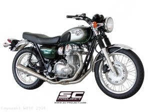 Conic Full System Exhaust by SC-Project Kawasaki / W800 / 2014