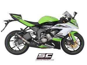 Kawasaki Ninja ZX6R 636 (2013+ series) CR-T Exhaust by SC-Project