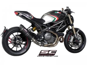Ducati Monster 1100 EVO Oval Exhaust by SC Project