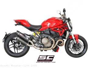 Dual GP-Tech Exhaust by SC-Project Ducati / Monster 1200 / 2015